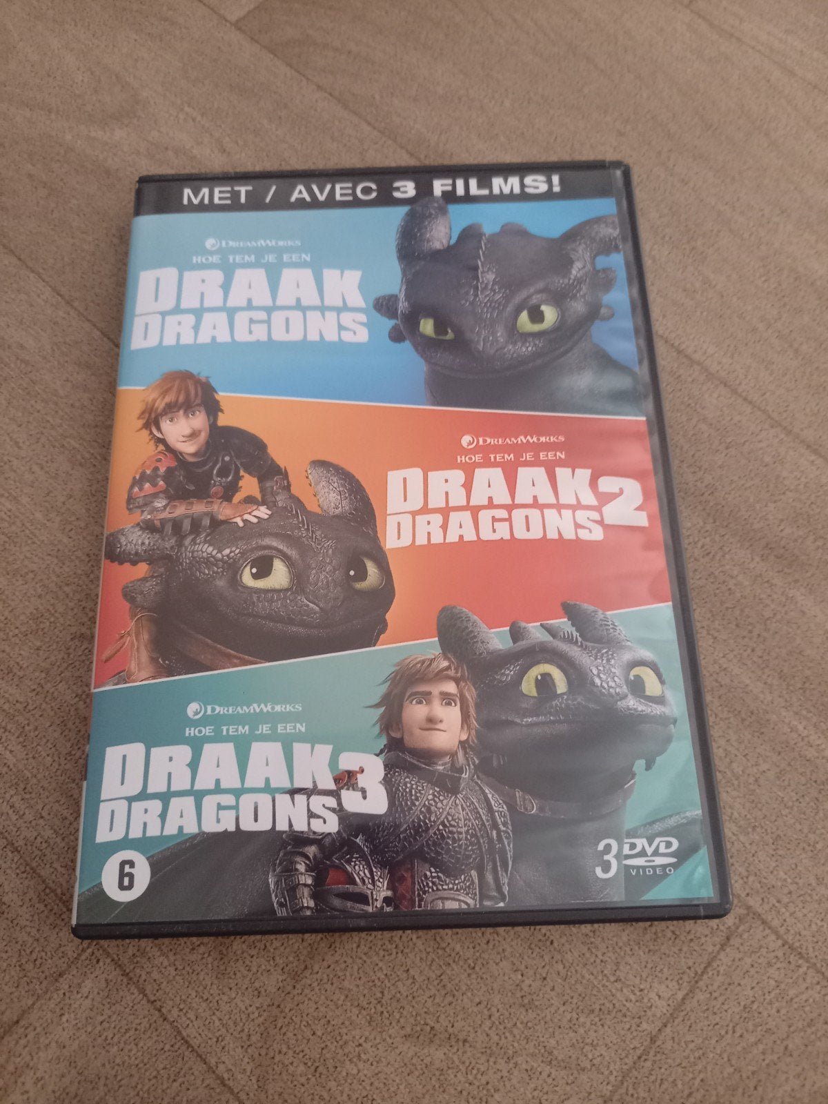 How to Train your Dragon trilogie, Vanaf 6 jaar, Ophalen of Verzenden, Zo goed als nieuw, Amerikaans