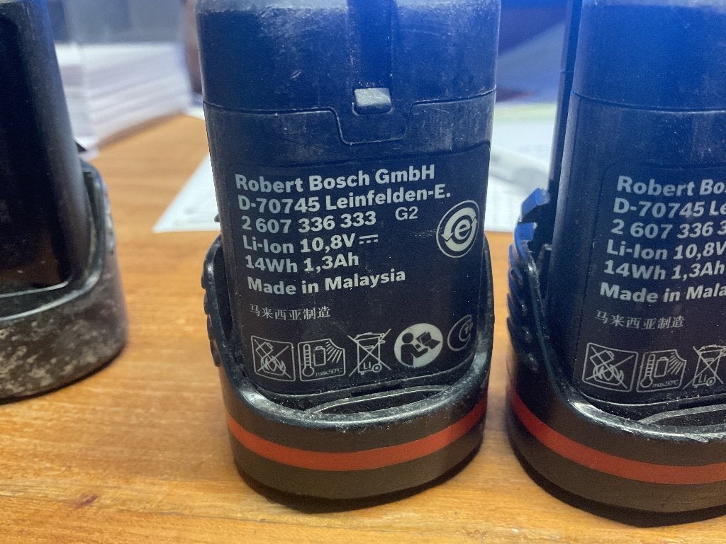 Bosch accupakket 10,8 volt D-70745, Ophalen, Gebruikt, Accuboormachine, Bosch