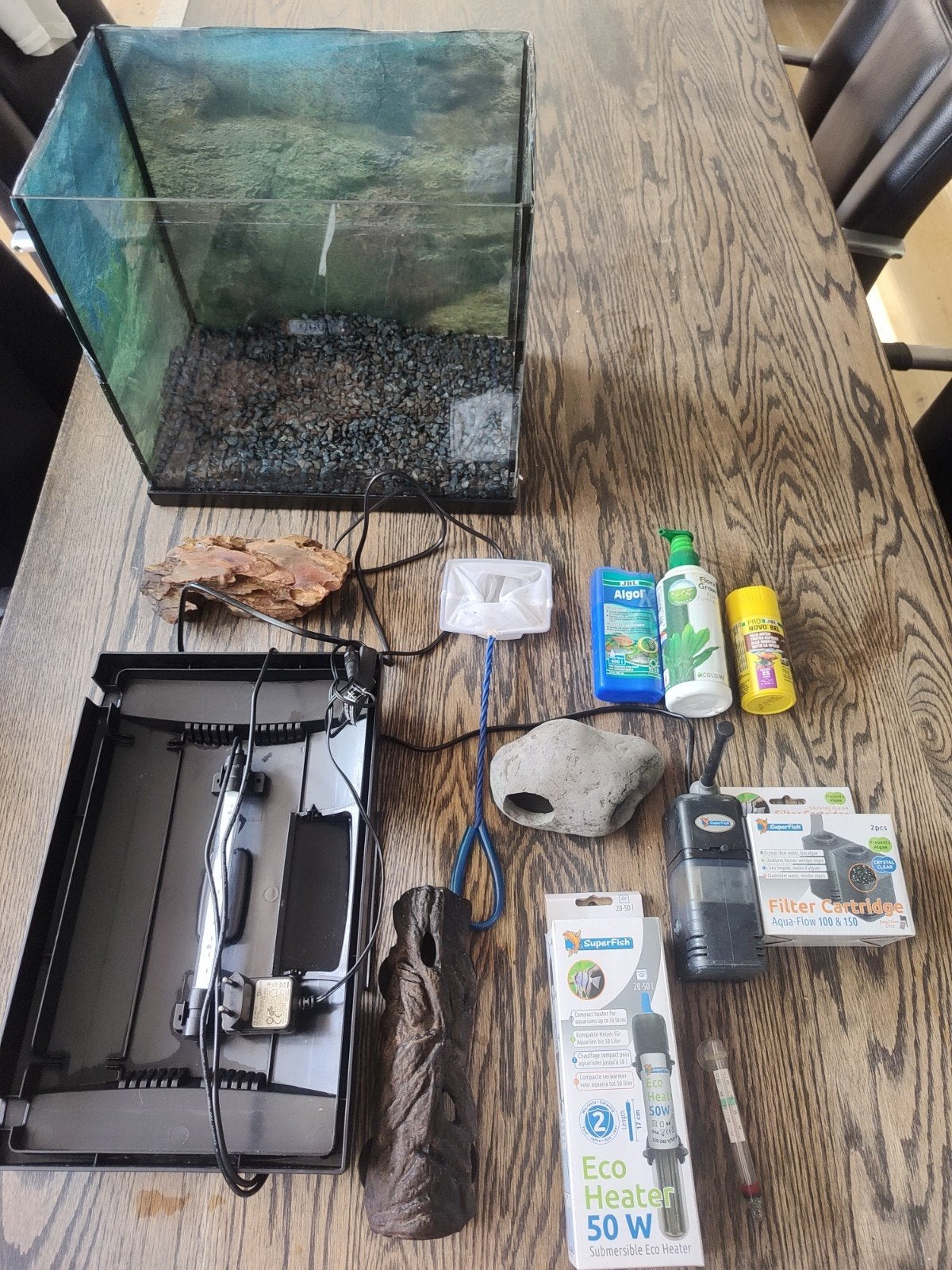 Aquarium., Ophalen, Gebruikt