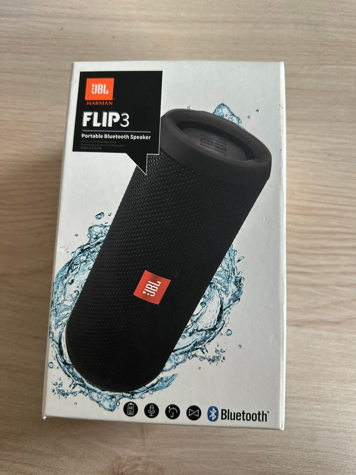 Foto 2 van JBL Flip 3 Bluetooth Speaker – zwart – originele doos