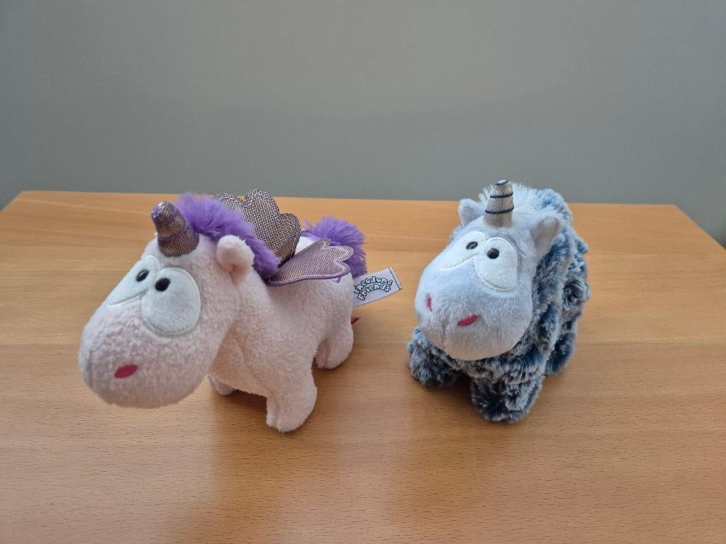 2 x Nici Theodor eenhoorn nieuw (cadeau tip), Kinderen en Baby's, Speelgoed | Knuffels en Pluche, Nieuw, Overige typen, Overige karakters