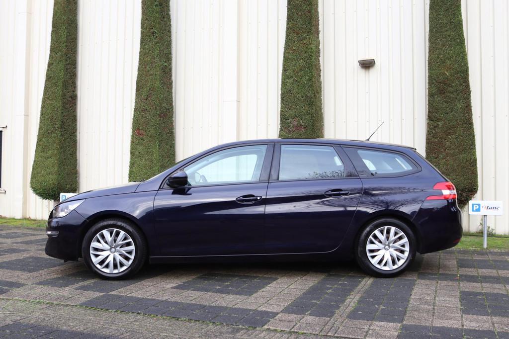 Peugeot 308 SW 1.2 Blue Lease Navi, Airco, Trekhaak, Cruise, Voorwielaandrijving, Stof, Gebruikt, 1199 cc