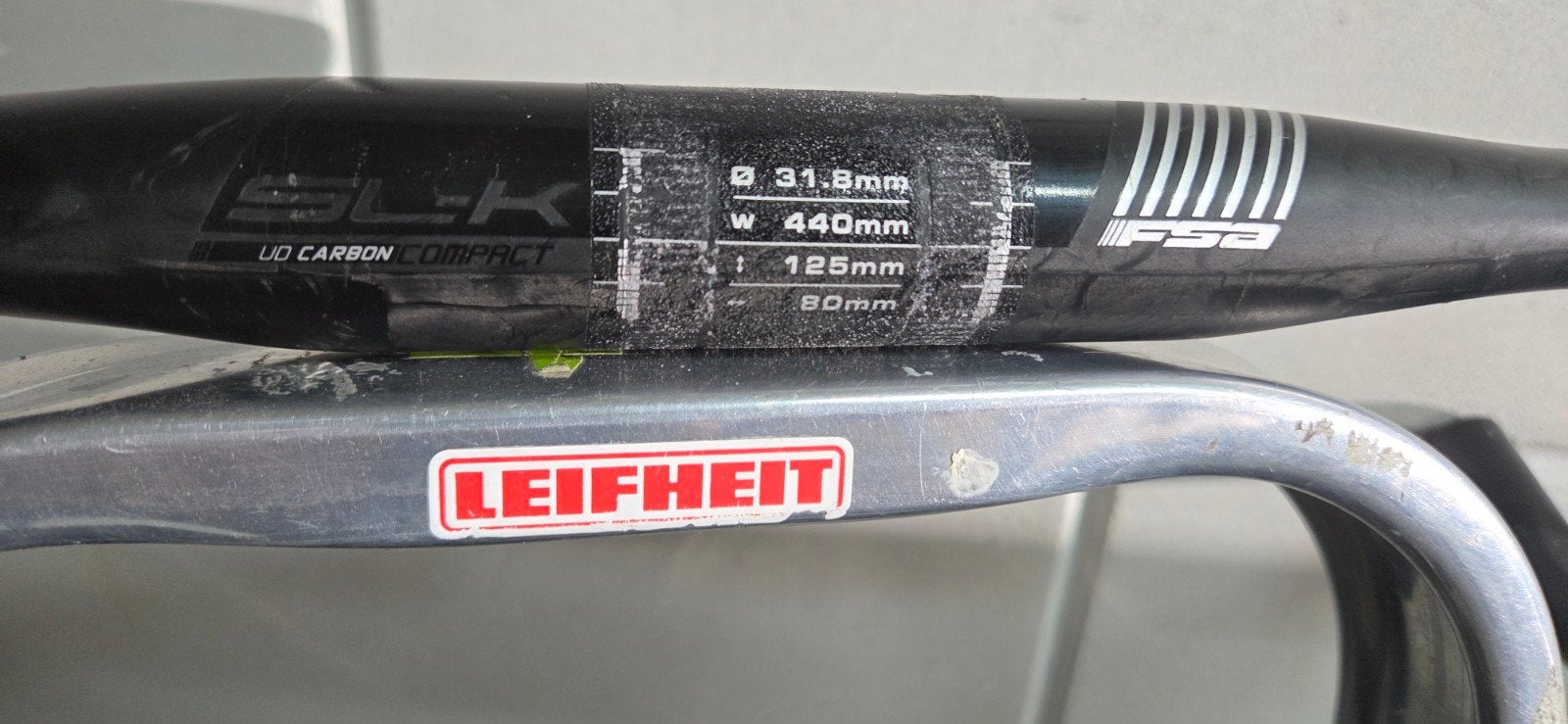 FSA SL-K Carbon Compact race Stuur 31.8mm 440mm, Gebruikt, FSA, Stuur, Ophalen of Verzenden