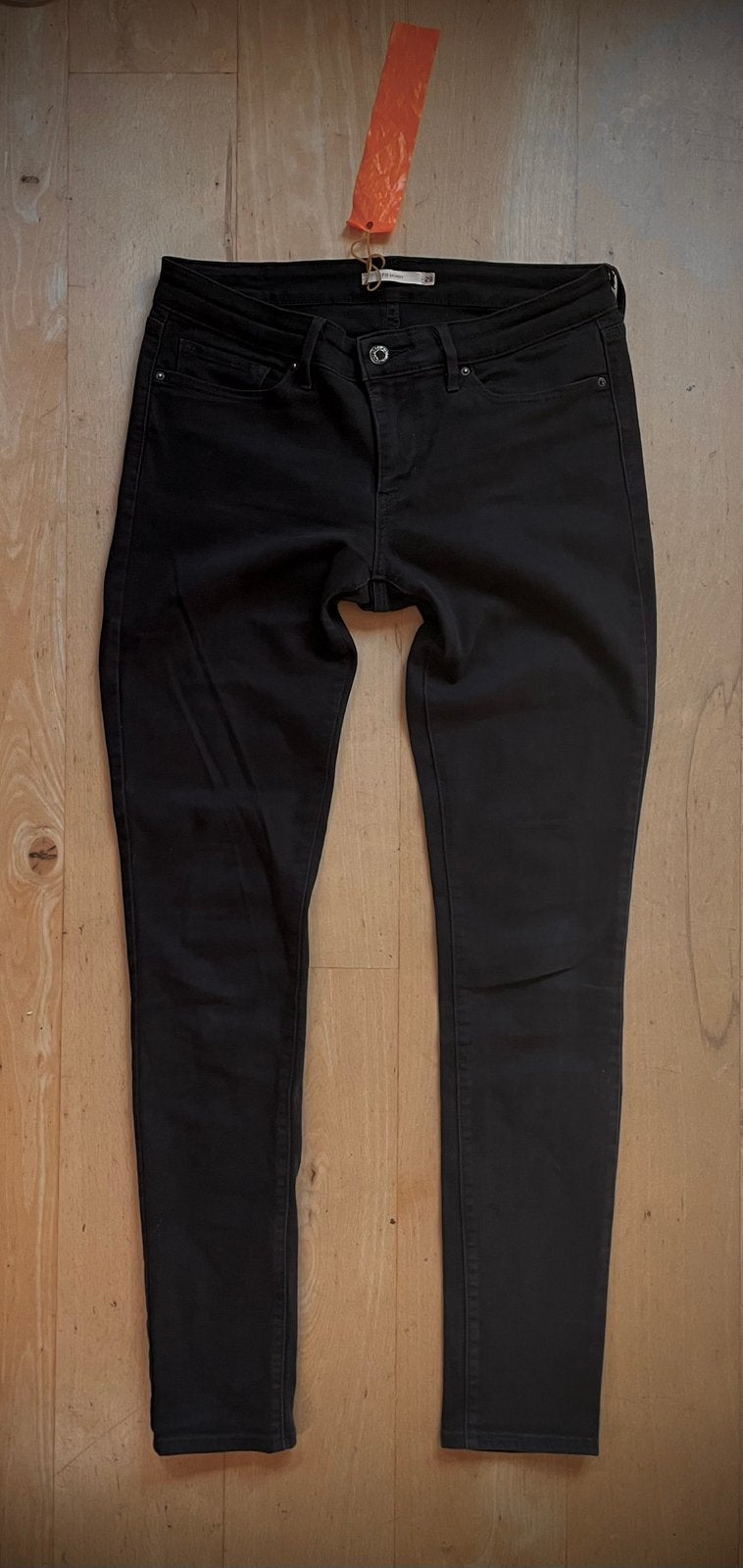 Levi’s 711 Skinny jeans spijkerbroek W29 L32, Kleding | Dames, Ophalen of Verzenden, Zo goed als nieuw, Zwart, W28 - W29 (confectie 36)