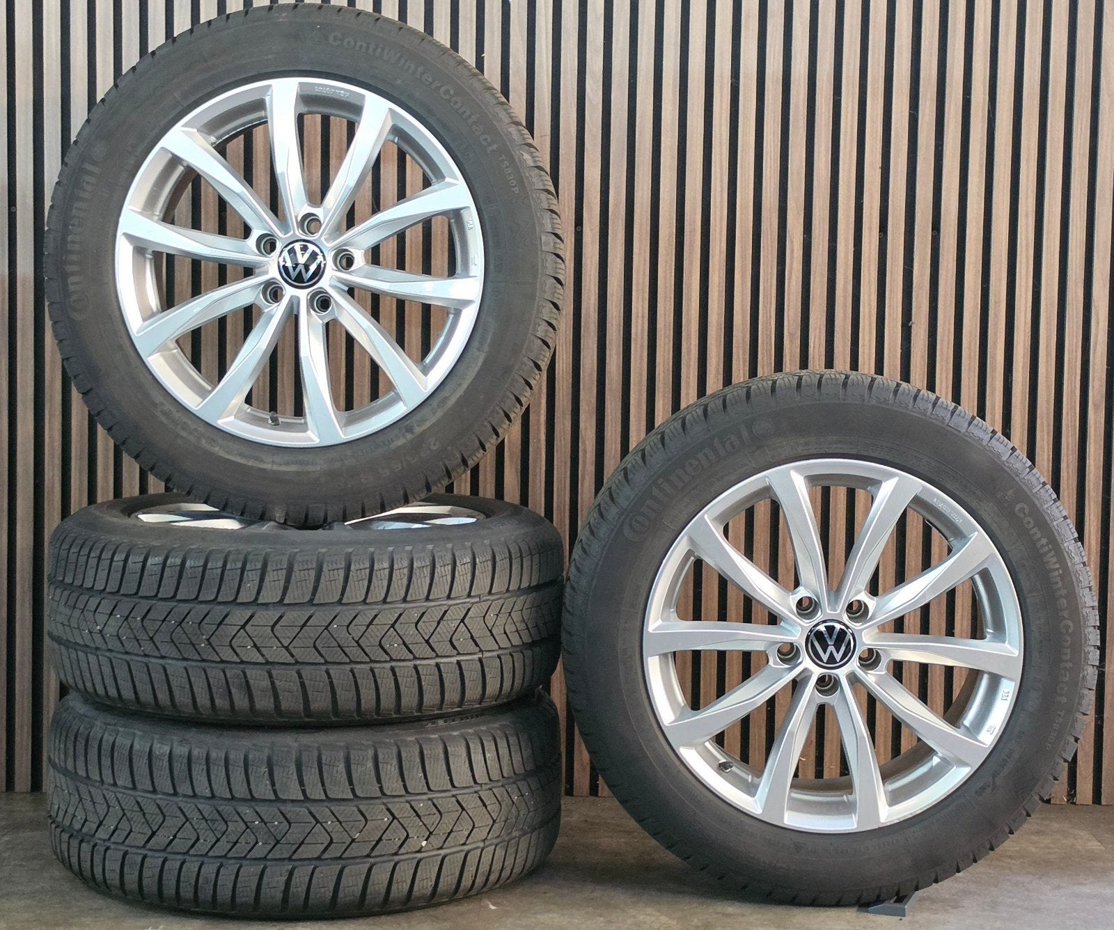 ZGAN 18" MAK Velgen+GOEDE Amerk Winterbanden Tiguan Q3, 18 inch, Mak, Banden en Velgen, 235 mm