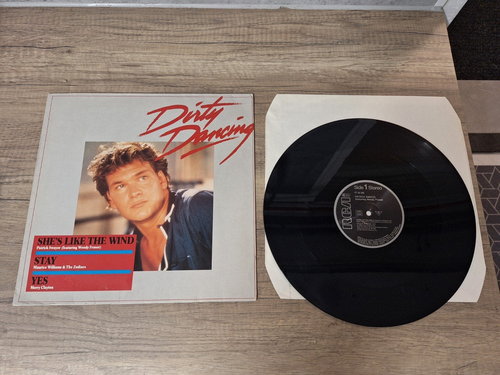 Vinyl Dirty Dancing Soundtrack maxi LP - Patrick Swayze, LP, Gebruikt, Pop, Ophalen of Verzenden