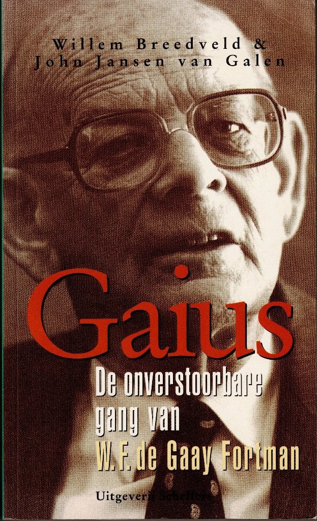 Willem Breedveld & John Jansen van Galen – Gaius., Ophalen of Verzenden, Zo goed als nieuw, Politiek en Staatkunde, Nederland