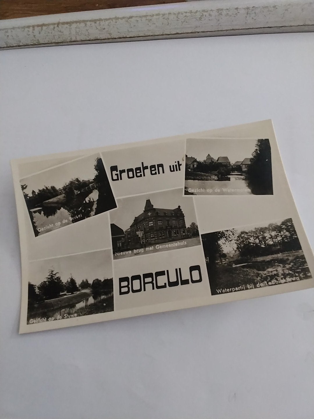 Oude ansichtkaart Groeten uit Borculo Gelderland, Ophalen of Verzenden, Voor 1920, Gelopen, Gelderland