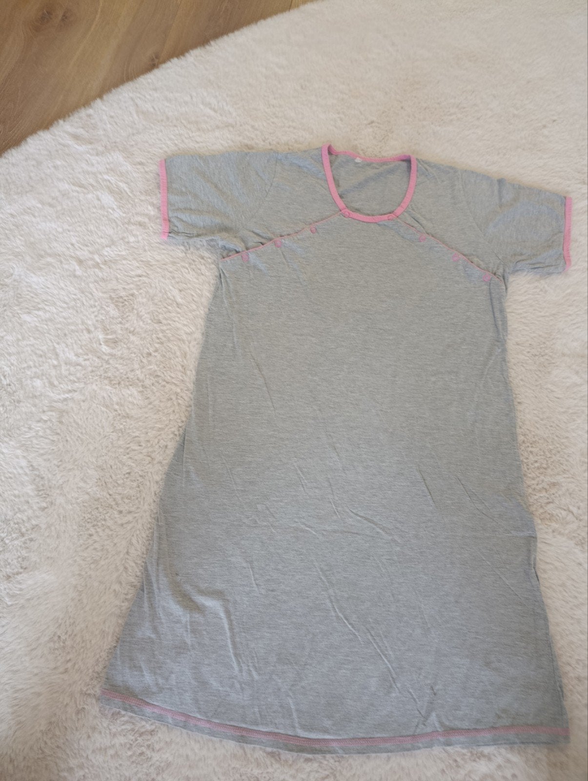 Comfortabel kraamjurkje met drukknoopjes, maat S, Kleding | Dames, Pyjama's, Onbekend, Ophalen of Verzenden, Gedragen, Maat 36 (S)