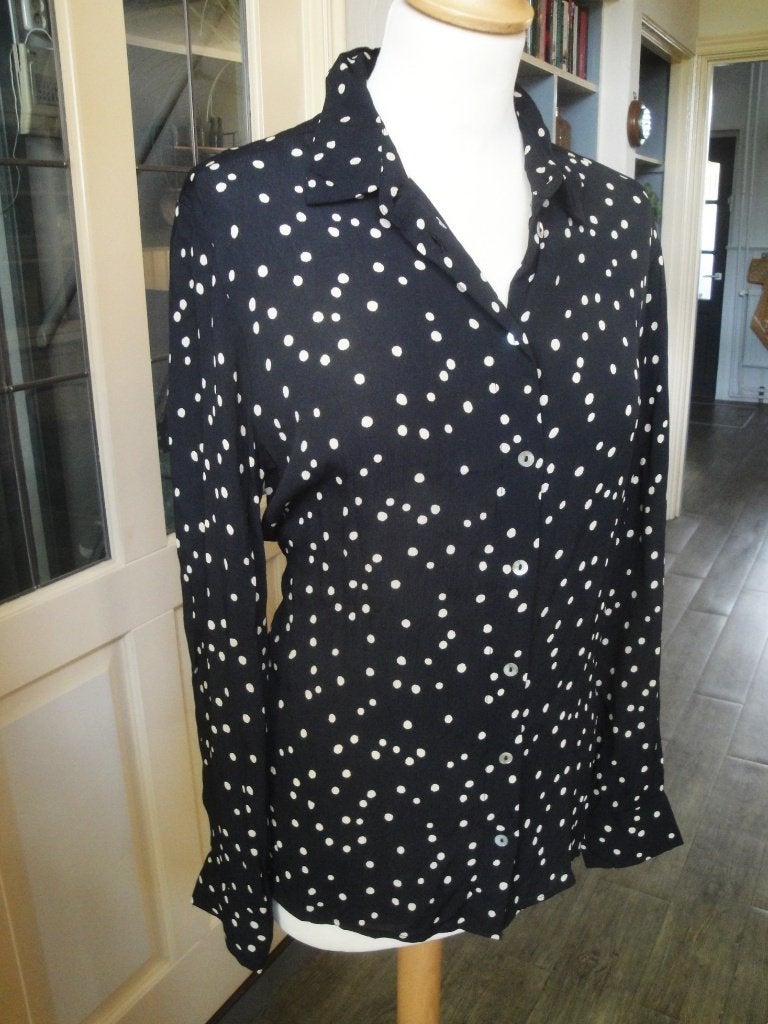 Zwart polkadot blousje SISSY-BOY maat M, Kleding | Dames, Maat 38/40 (M), Zwart, Sissy-Boy, Ophalen of Verzenden