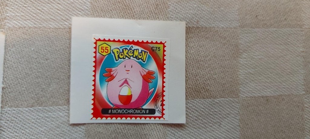 pokemon postzegel zeldzaam gelimiteerd Chansey, Hobby en Vrije tijd, Ophalen of Verzenden, Nieuw, Overige typen