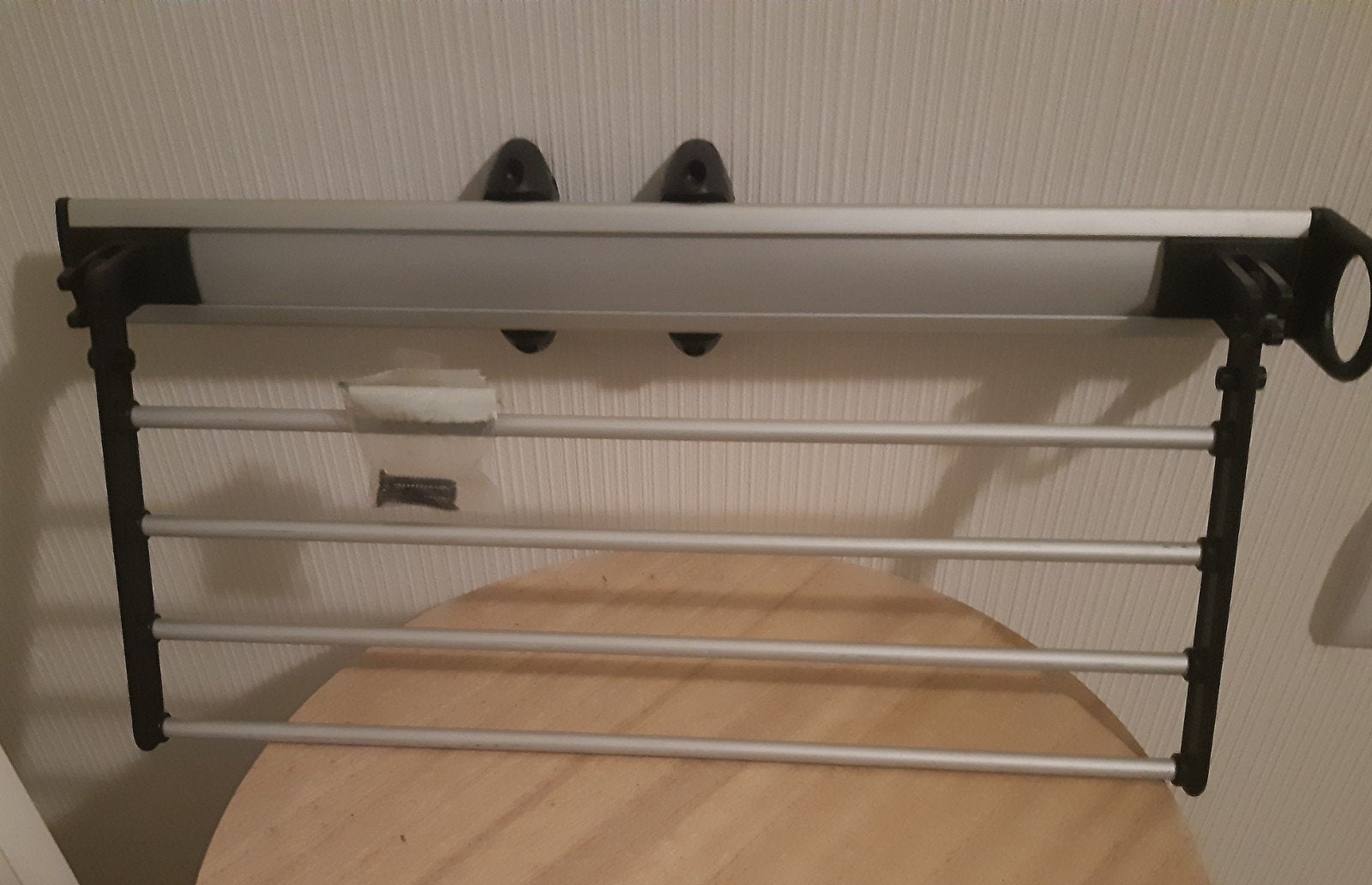 Uitklapbaar wasrekje, Ophalen, Gebruikt, Aluminium