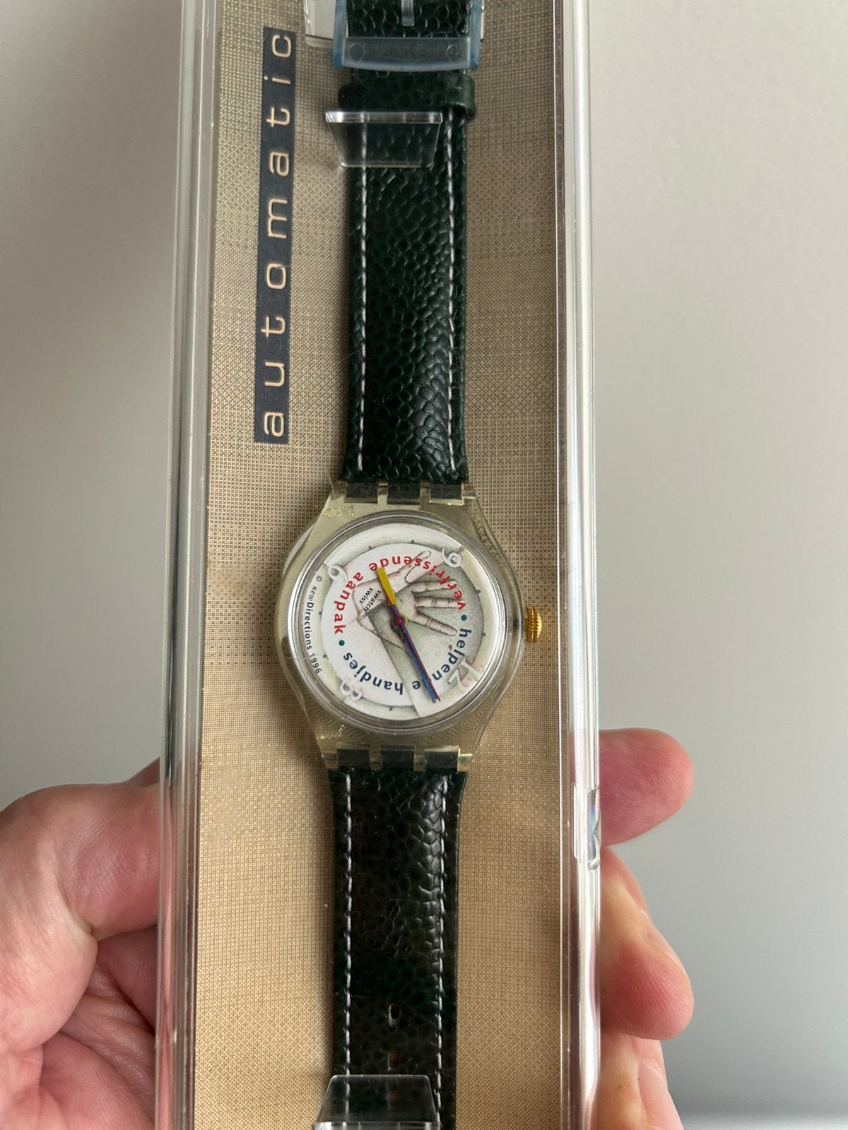 Swatch automatic nieuw in doos 1994, Ophalen of Verzenden, Nederland, Munten