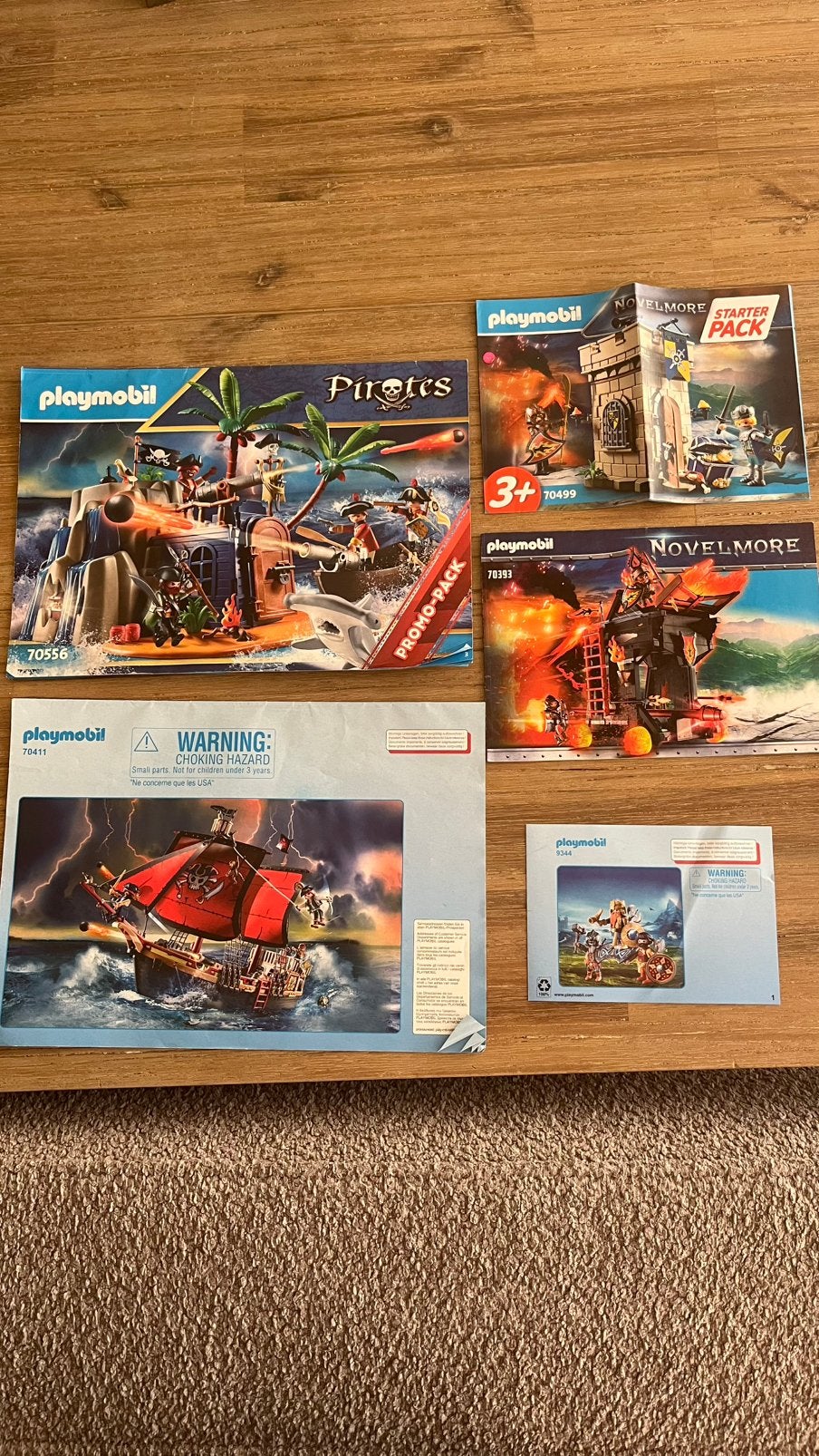 Grote collectie playmobil piraten novelmore piramide kasteel, Ophalen, Gebruikt, Complete set, Kasteel/Fort