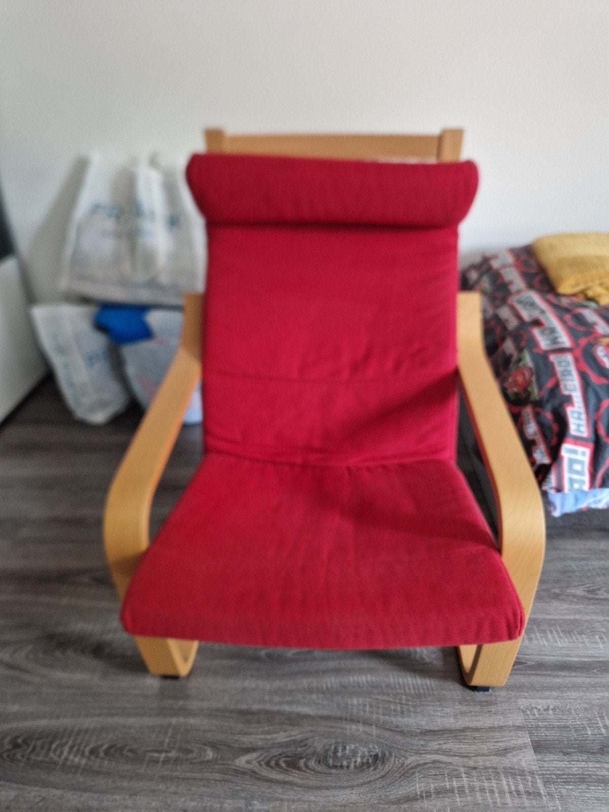 Te koop Ikea pong stoel, Ophalen, Zo goed als nieuw, Wit, Eén