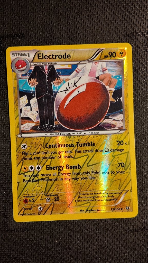 Electrode 22 Roaring Skies | Pokemon kaart, Ophalen, Zo goed als nieuw, Losse kaart, Foil