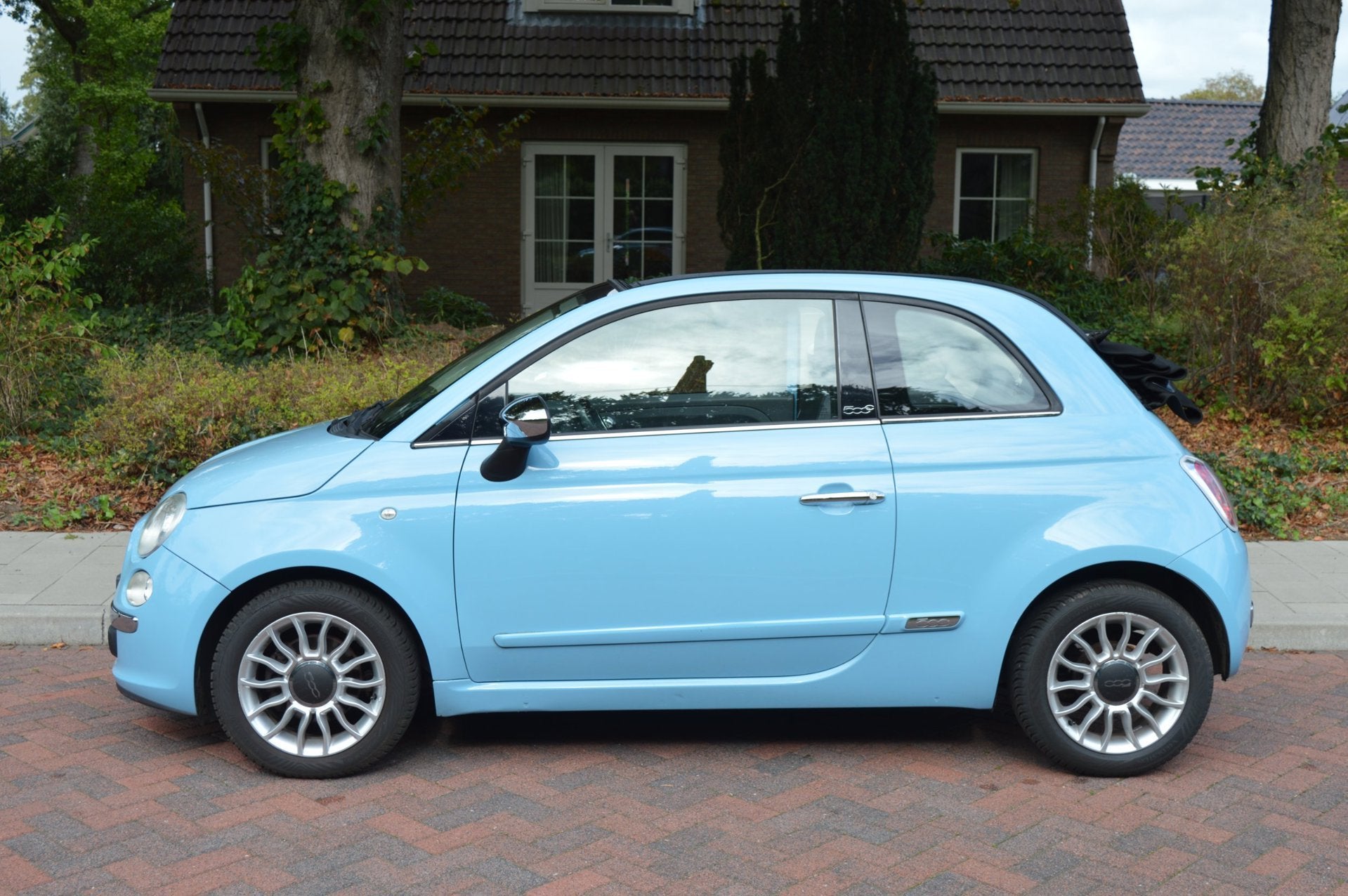 Fiat 500 C 0.9 TwinAir Lounge Org NL/NAP, Auto's, Euro 5, 86 pk, Gebruikt, Cabriolet
