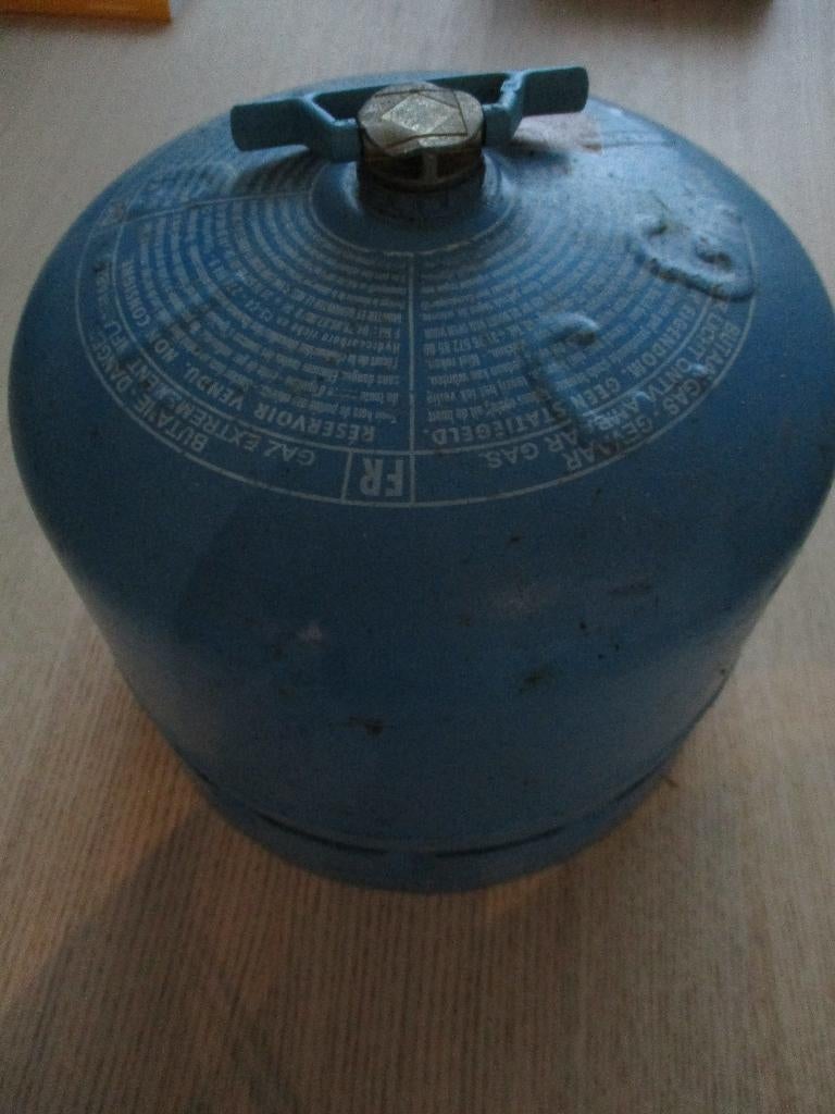 Camping gasfles, Ophalen, Gebruikt