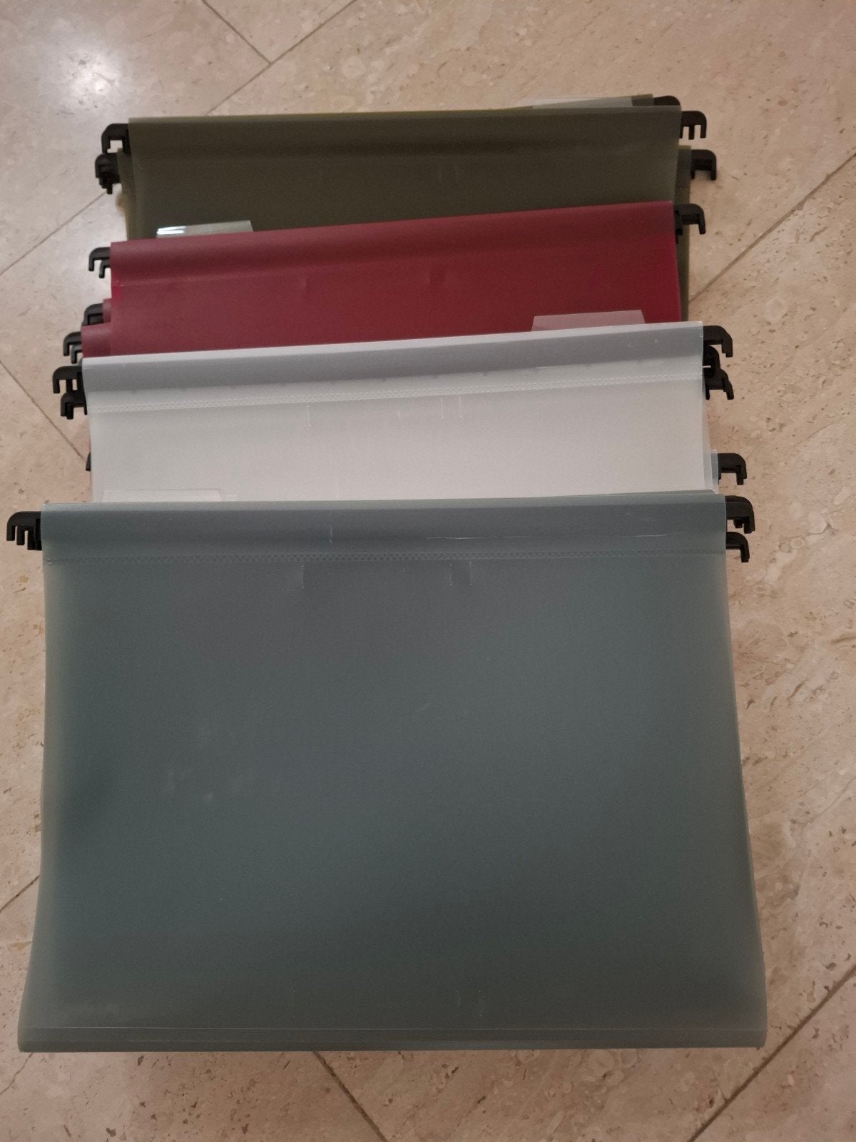 16 kunststof hangmappen Ikea, Ophalen, Gebruikt