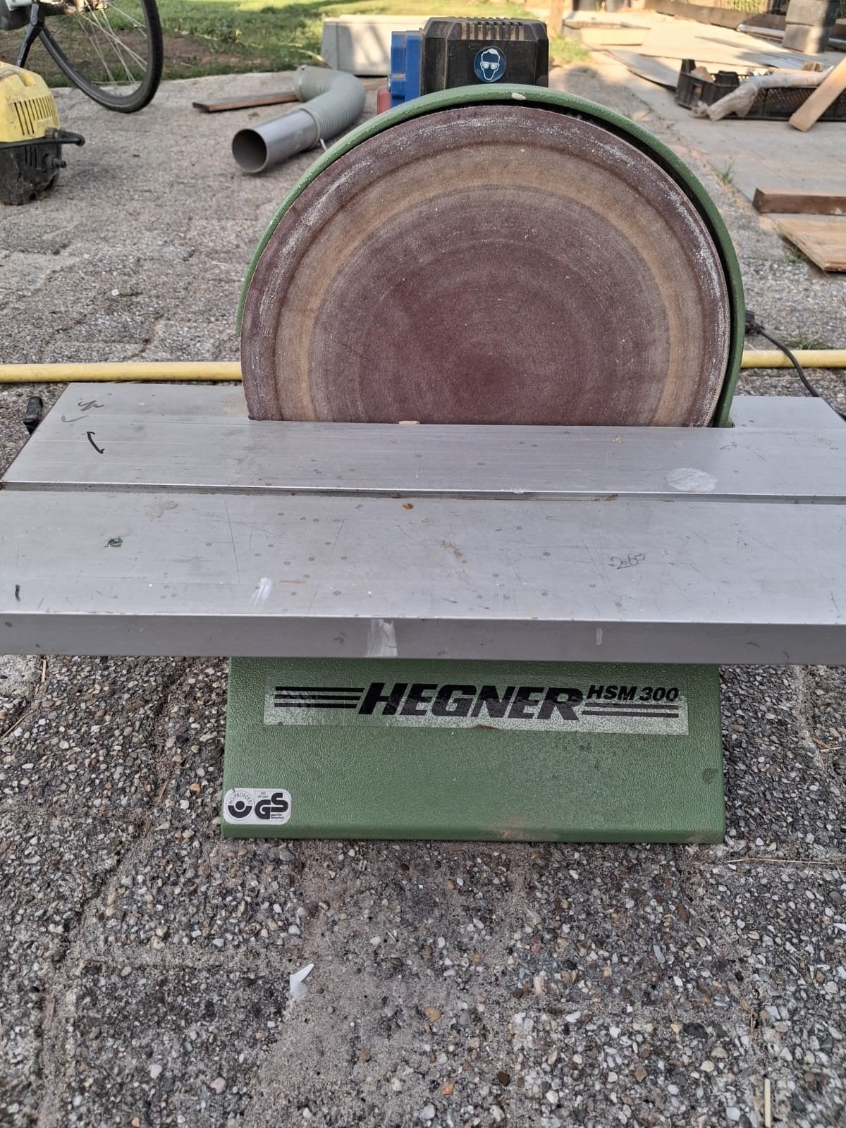 Hegner HSM 300 Schijfschuurmachine - Elektrisch, Ophalen, Gebruikt, Minder dan 600 watt, Overige typen