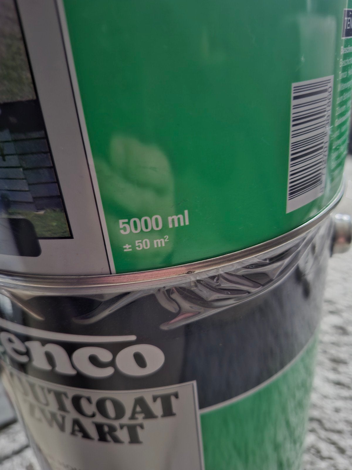 tenco houtcoat zwart 3 x 5 liter, Doe-het-zelf en Verbouw, Ophalen, 5 tot 10 liter, Zwart, Nieuw