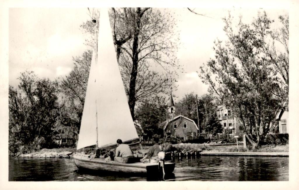 Kaag Eiland Dorpsgezicht # 263, Verzenden, 1940 tot 1960, Gelopen, Zuid-Holland