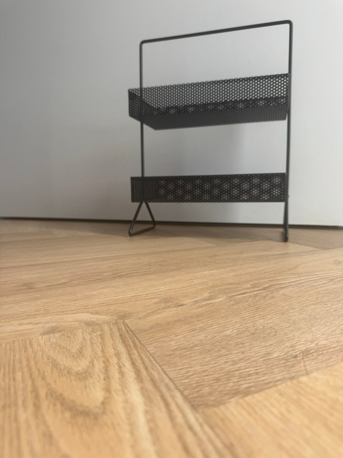 Zwart rekje/etagere, Ophalen of Verzenden, Zo goed als nieuw