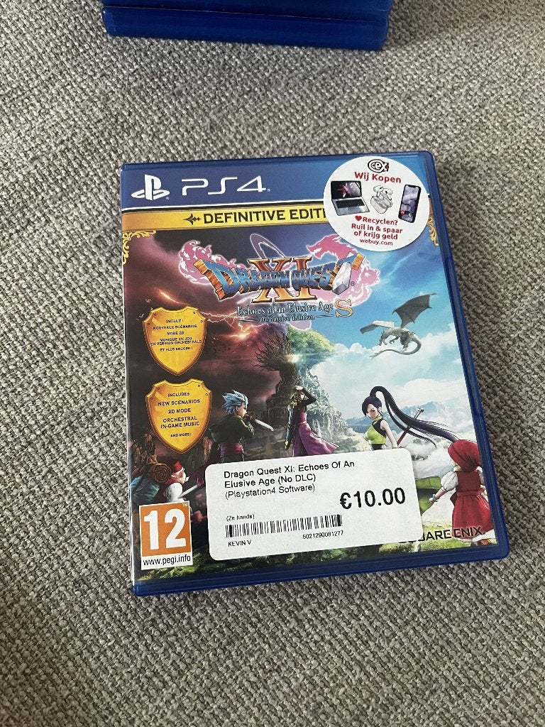 Dragon Quest XI: Echoes Of An Elusive Age (PS4), 1 speler, Ophalen of Verzenden, Zo goed als nieuw, Role Playing Game (Rpg)