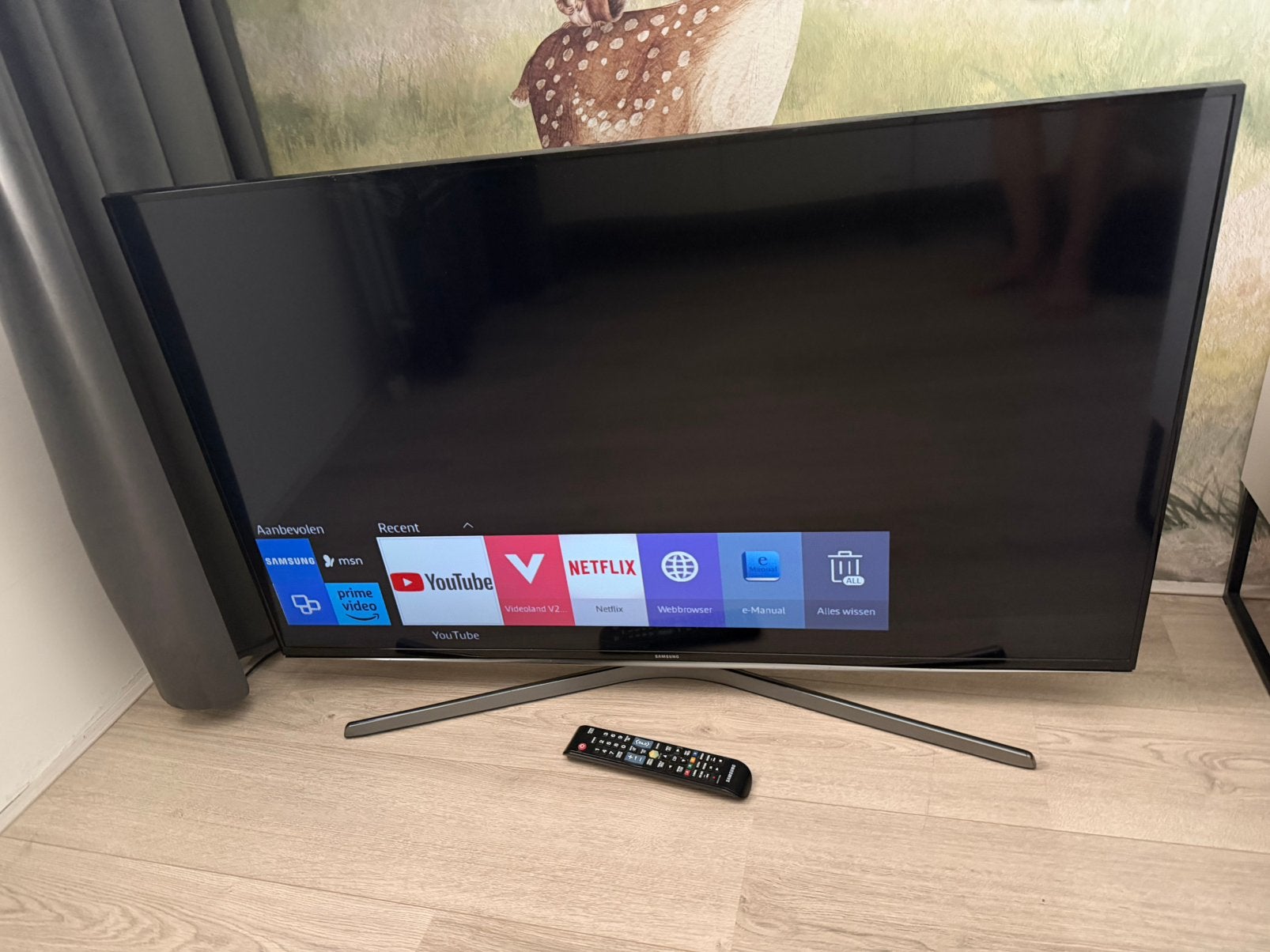 48 inch Samsung smart tv, Ophalen, 50 Hz, Zo goed als nieuw, Samsung