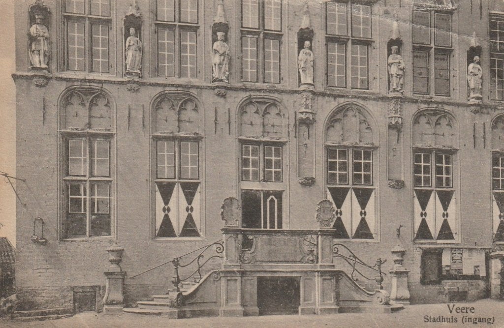 Veere ingang stadhuis, Ophalen of Verzenden, Ongelopen, Zeeland