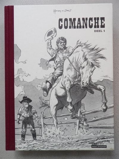 Hermann Comanche 1 luxe hc met linnen rug - 1e druk - Retro, Boeken, Eén stripboek, Hermann & Greg, Ophalen of Verzenden, Zo goed als nieuw
