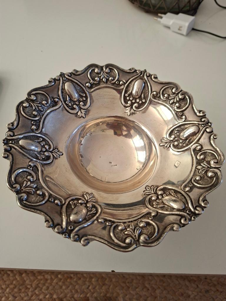 Mooie zilveren schaal 925 gekeurd., Ophalen of Verzenden, Zilver