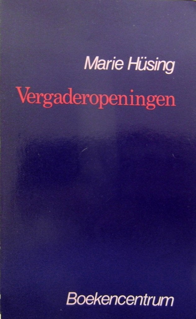 Vergaderopeningen, Ophalen of Verzenden, Zo goed als nieuw