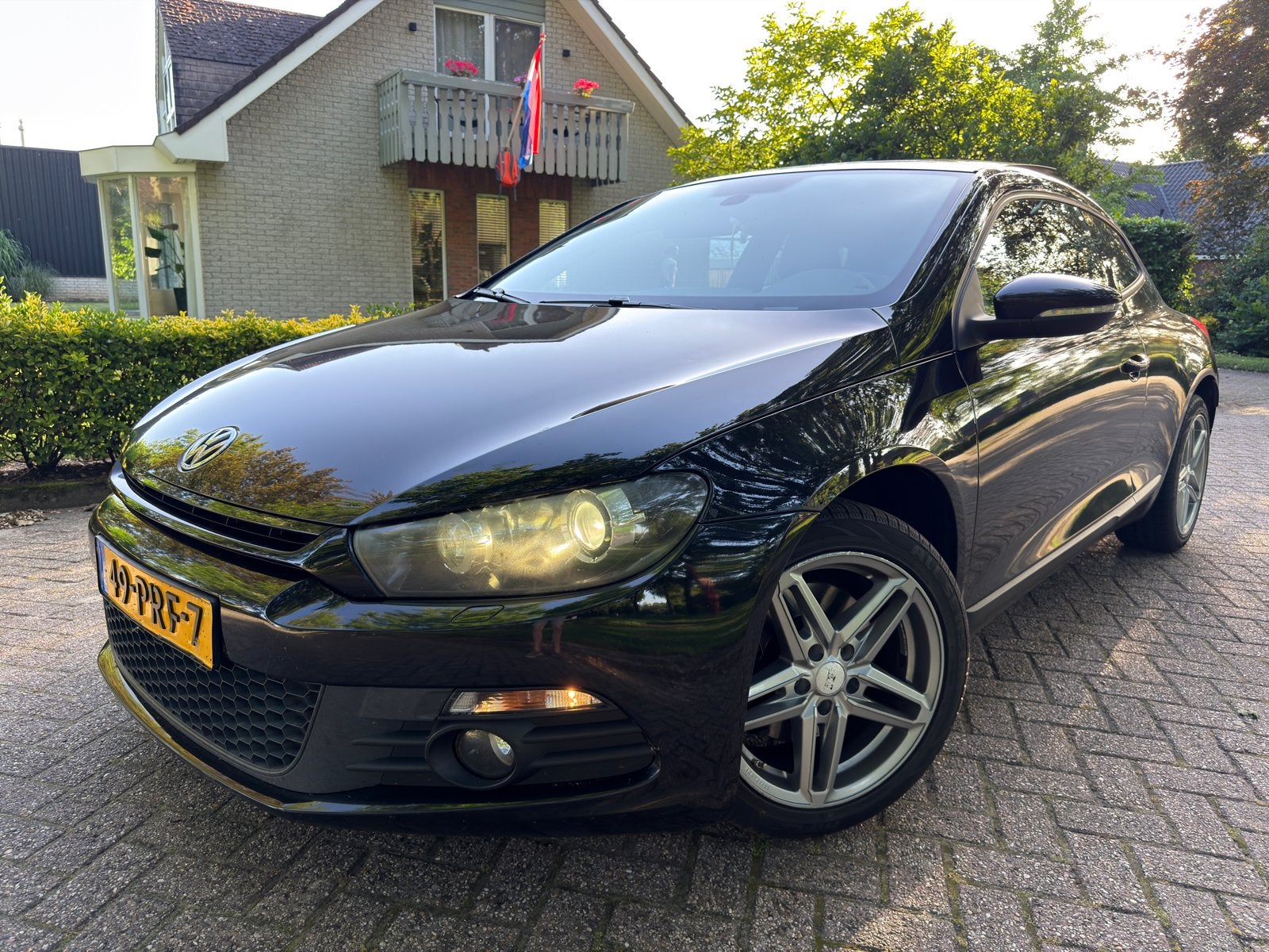 PRIJS VERLAAGD! Volkswagen Scirocco 1.4 TSI 118KW DSG 2010, Auto's, Volkswagen, 4 cilinders, Zwart, Bedrijf, Parkeersensor