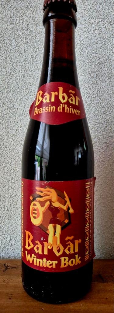 Fles BARBÃR Winter Bok bier 2000 br. Lefèbvre Quenast 8%, Ophalen of Verzenden, Zo goed als nieuw, Flesje(s), Overige merken
