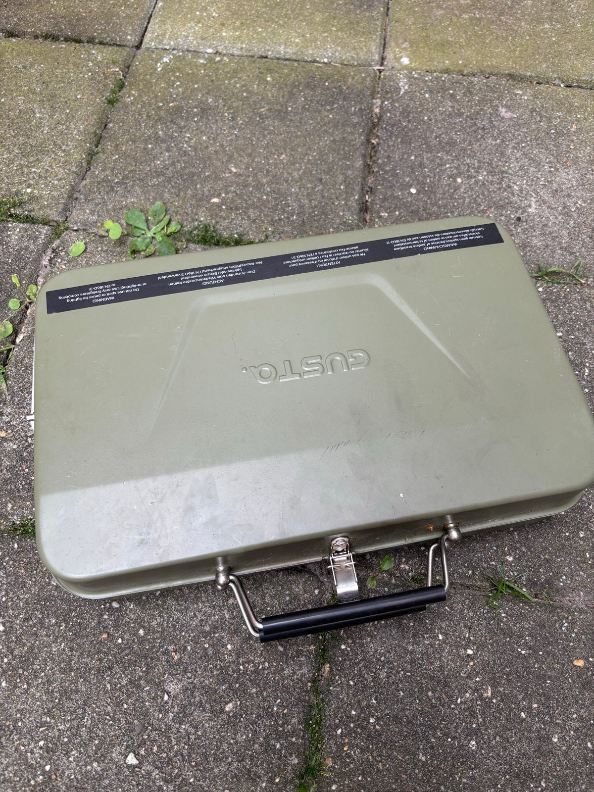 Gusto draagbare barbecue - Compact en handig, Ophalen of Verzenden, Gebruikt