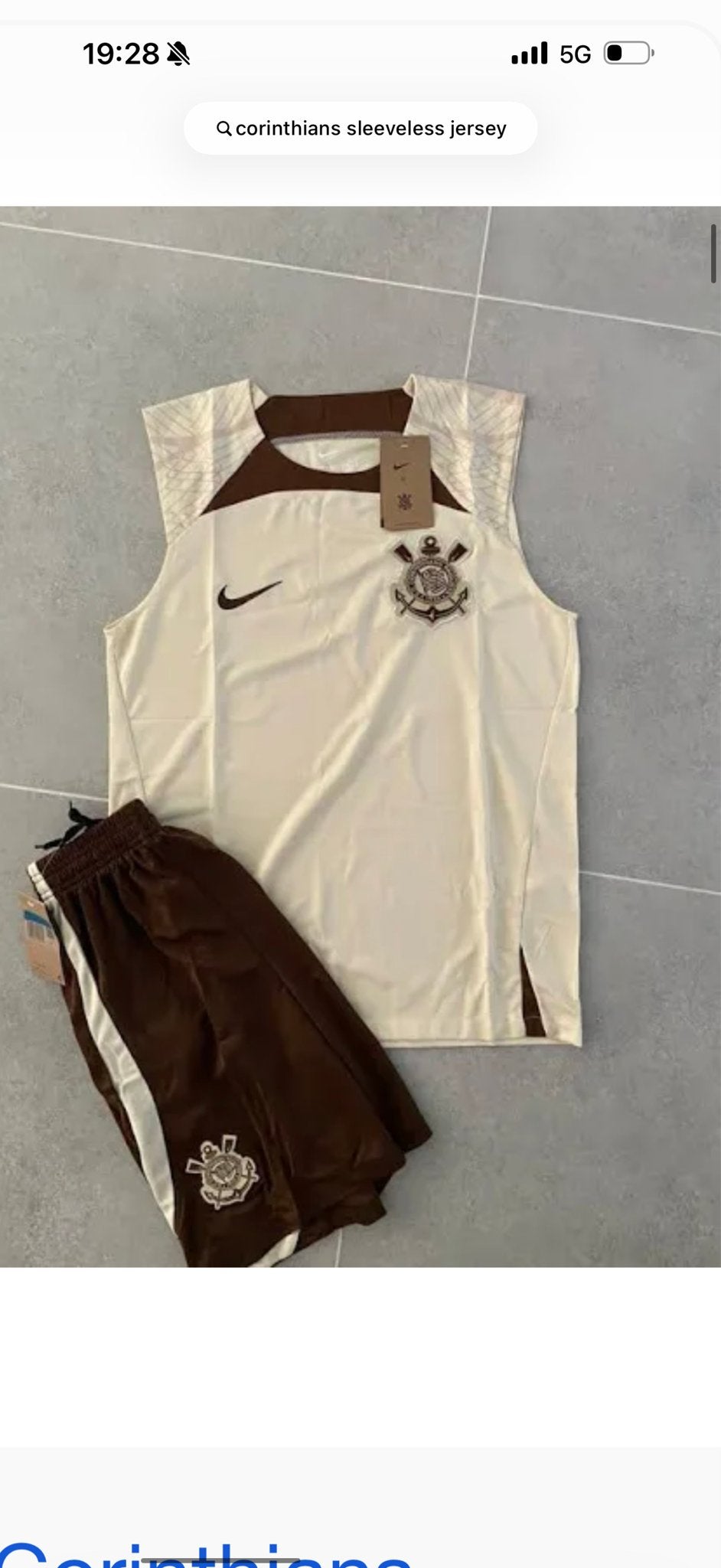Corinthians Beige Mouwloze Set - maat XL, Beige, Nieuw, Overige maten, Ophalen of Verzenden