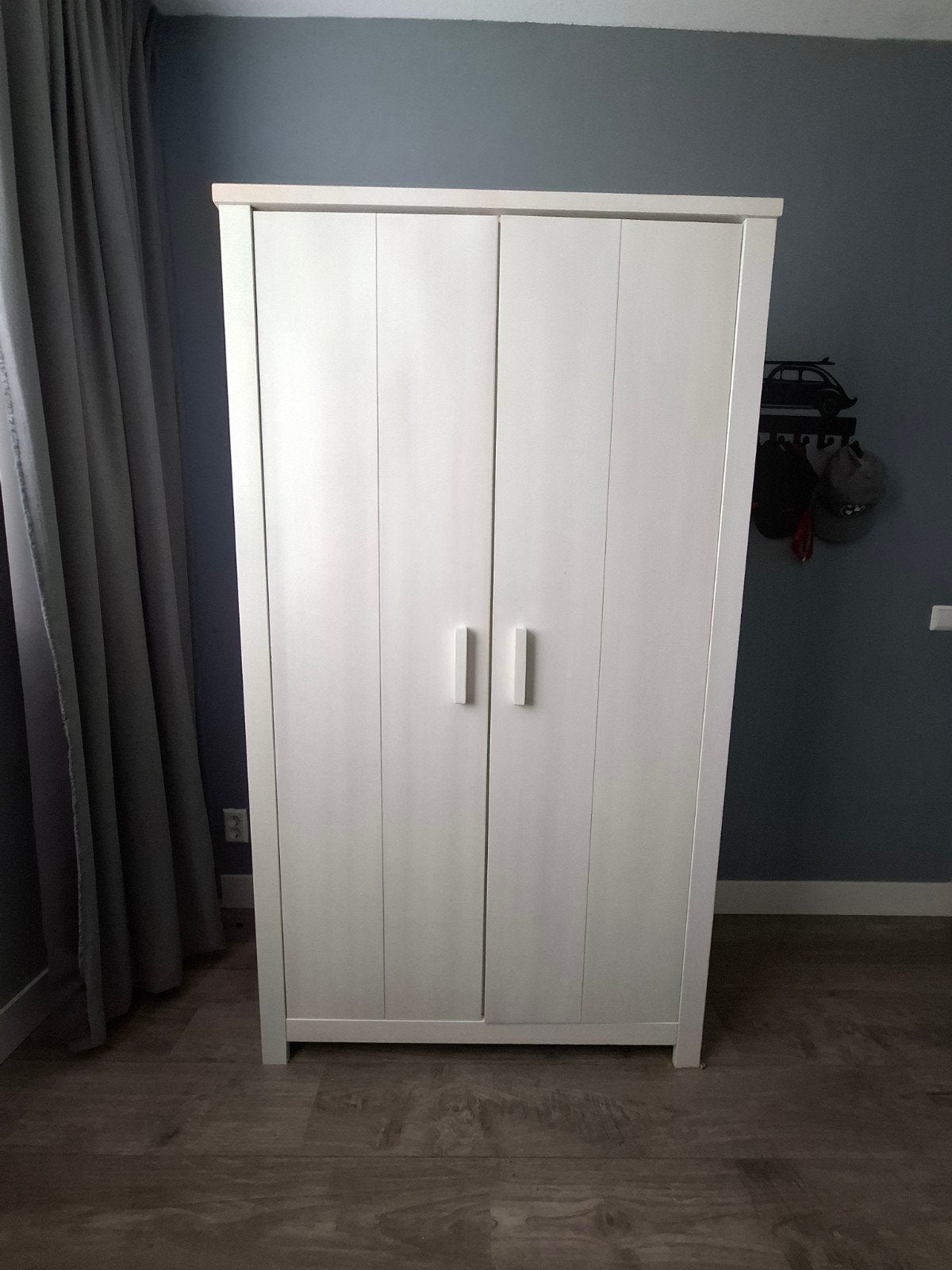 Bopita Kledingkast gebroken wit, Ophalen, 100 tot 150 cm, 50 tot 75 cm, 150 tot 200 cm