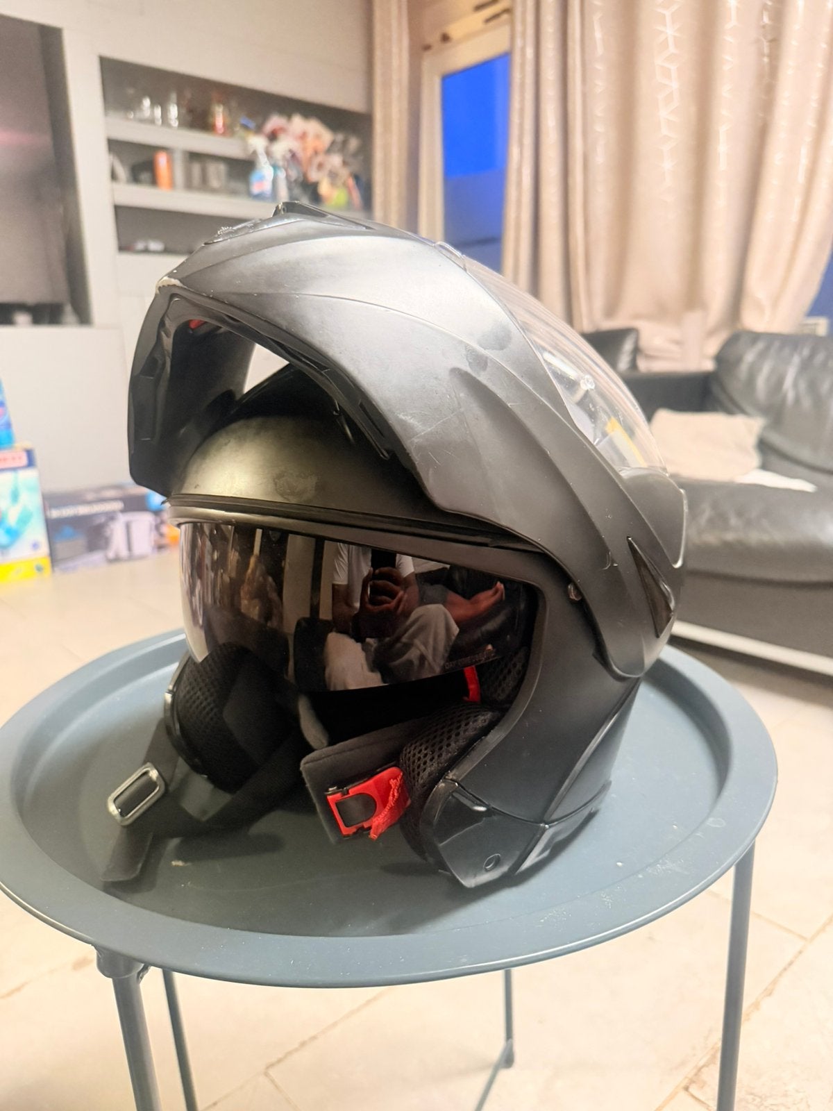 Vinz scooterhelm, Motoren, Ophalen, Tweedehands, M, Overige merken