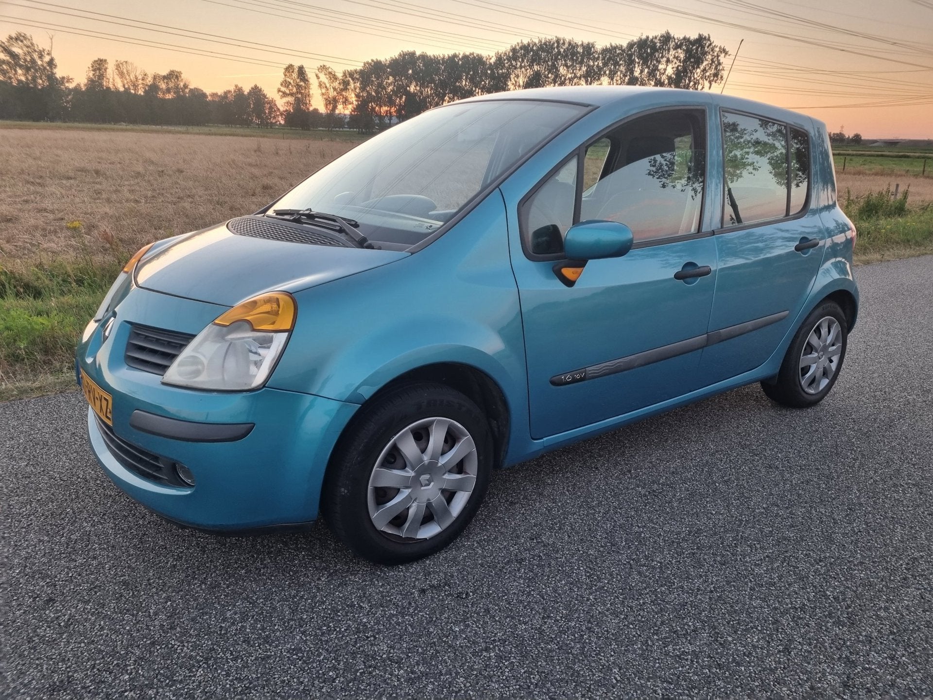 Renault Modus 1.6-16V Tech Line, 15 km/l, Gebruikt, Blauw, 49 €/maand