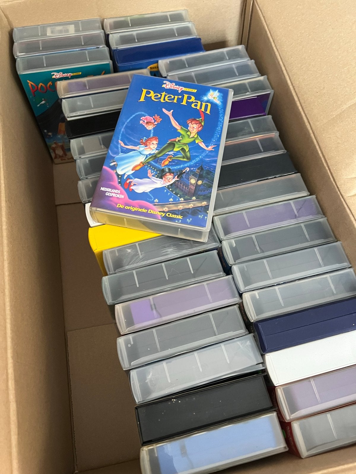 Grote collectie Disney videobanden - VHS, Cd's en Dvd's, VHS | Kinderen en Jeugd, Ophalen, Gebruikt, Tekenfilm, Alle leeftijden