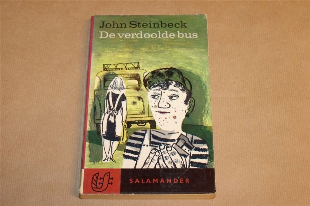 De Verdoolde Bus — Steinbeck 1962, Vintage uitg. Querido, Boeken, Ophalen of Verzenden, Gelezen