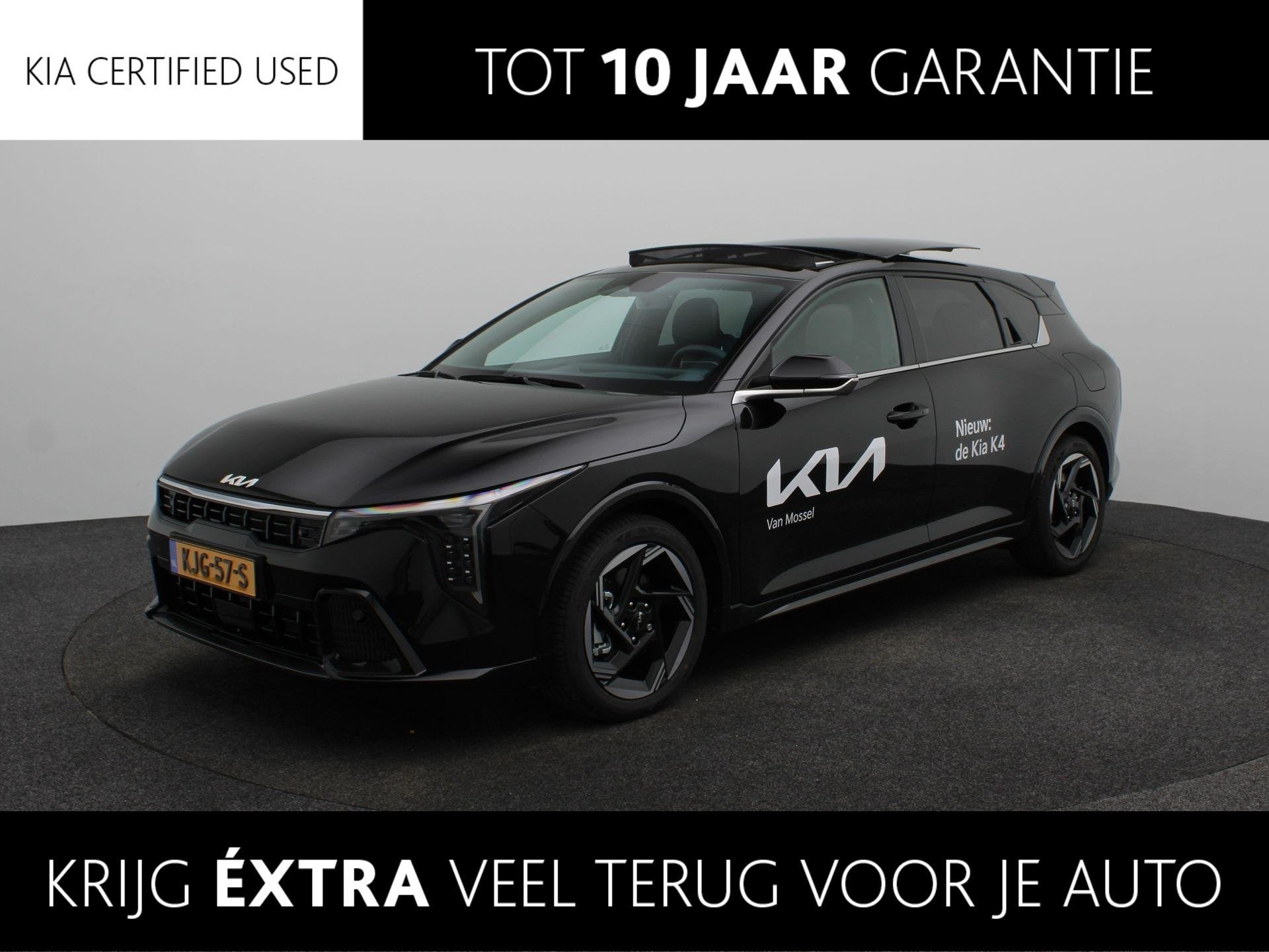 Kia K4 1.0 T-GDi MHEV GT-Line Launch Edition (pano) | Nieuw, Auto's, Euro 6, Zwart, Bedrijf, 3 cilinders