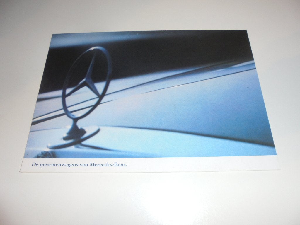 brochure Mercedes personenwagenprogramma  1981, Ophalen of Verzenden, Zo goed als nieuw, Mercedes