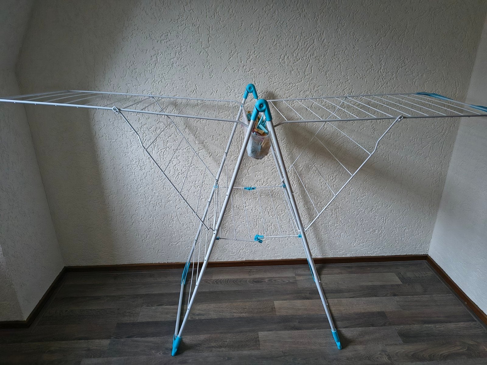 Stabiel droogrek wasgoed, Ophalen, Gebruikt