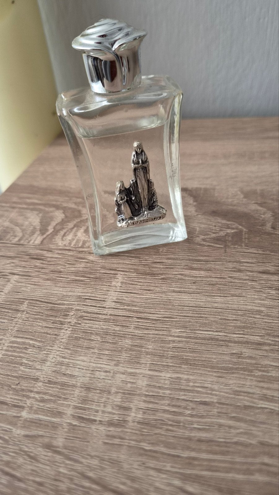 Heilig water flesje met Lourdes afbeelding en water, Ophalen of Verzenden