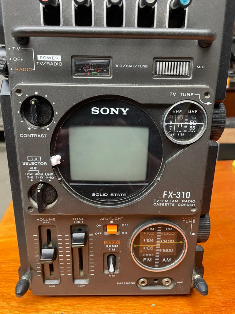 Sony FX-310 TV/FM/AM Radio Cassette Corder - Werking onbeken, Ophalen of Verzenden, Niet werkend, Minder dan 40 cm, Sony