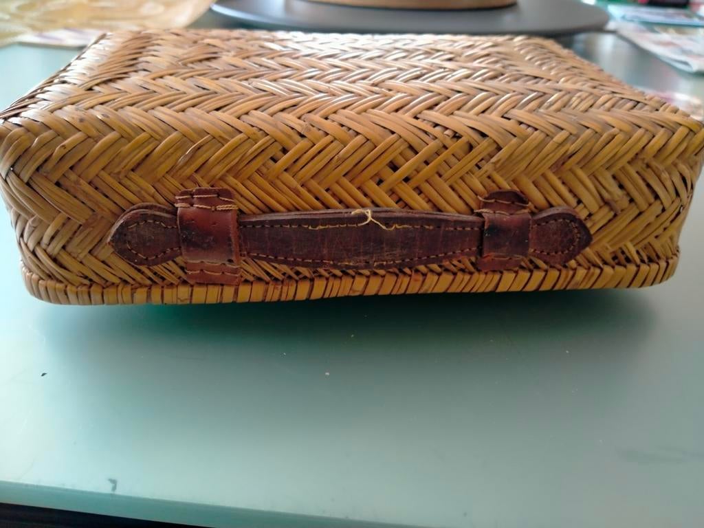 Mandje/koffertje/tasje. 27/18/7cm., Ophalen, Gebruikt, Zonder inhoud