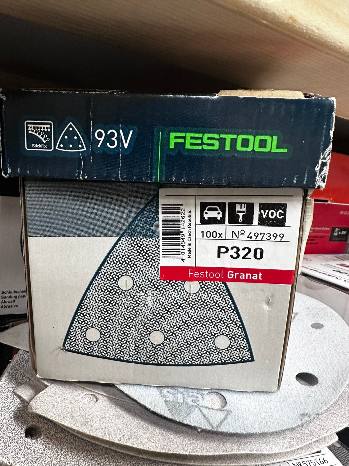 Festool Granat Schuurpapier P320 93V StickFix, Doe-het-zelf en Verbouw, Gereedschap | Schuurmachines, Ophalen, Nieuw, Overige typen