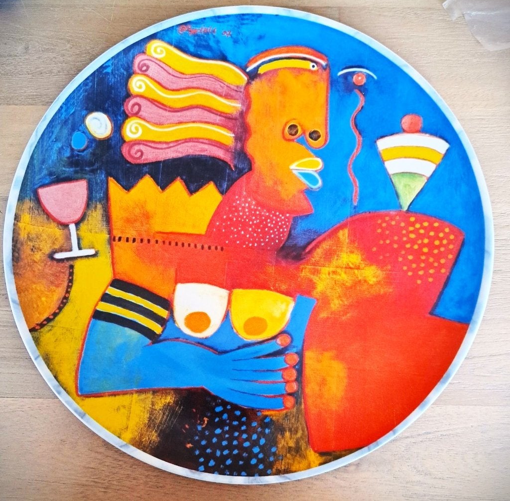 Royal Goedewaagen kunstbord – Clemens Briels – Tia Pedrito, Ophalen of Verzenden